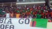 VIDEO FOCUS Guinea Bissau. Sunday, October 14th, 2018.Zambian soccer fans cheer on their players before Zambia's encounter with Guinea Bissau.Despite the
