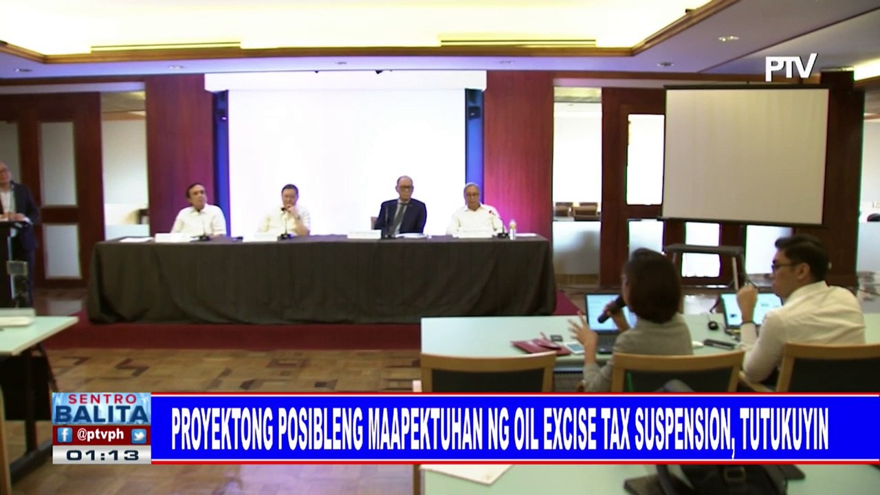 Proyektong posibleng maapektuhan ng oil excise tax suspension, tutukuyin