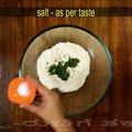 Mint Garlic Paratha recipe - pudina paratha recipe - mint masala paratha recipe