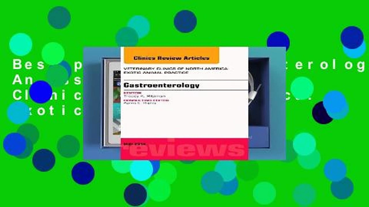 Best product Gastroenterology, An Issue of Veterinary Clinics of North