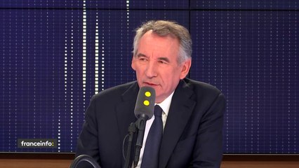 "Franc-parler" du président : "Je trouve que c'est un acte de sincérité", estime François Bayrou