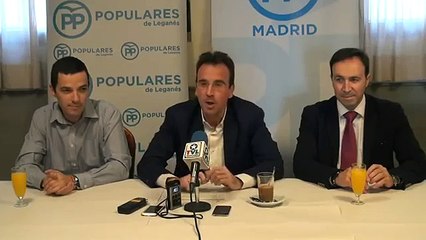 Rueda de prensa del Partido Popular de Leganes del 16 de octubre de 2018