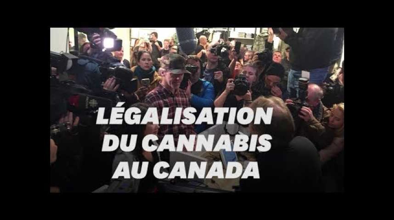 Au Canada, les premiers acheteurs de cannabis "légal" ont fait leurs achats dès minuit