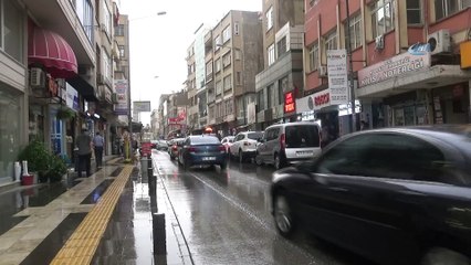 Toz bulutunun etkili olduğu Kilis'te yağmur yağdı