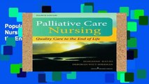 Popular Palliative Care Nursing: Quality Care to the End of Life