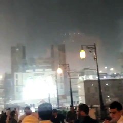 شاهد الصواعق الرعدية الشديدة على مكة المكرمة