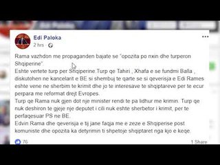 Paloka - Rames: Turpi I Shqiperise Tahiri, Xhafaj dhe Balla