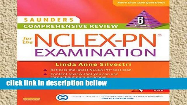 Library Saunders Comprehensive Review for the NCLEX-PN Examination, 6e (Saunders Comprehensive