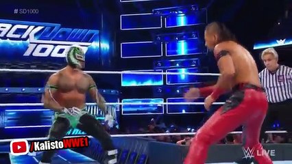 WWE Rey Mysterio Vs. Shinsuke Nakamura - SmackDown 1000, Oct. 16, 2018 HD