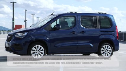 Neuer Opel Combo Life ist AUTOBEST 2019-Finalist