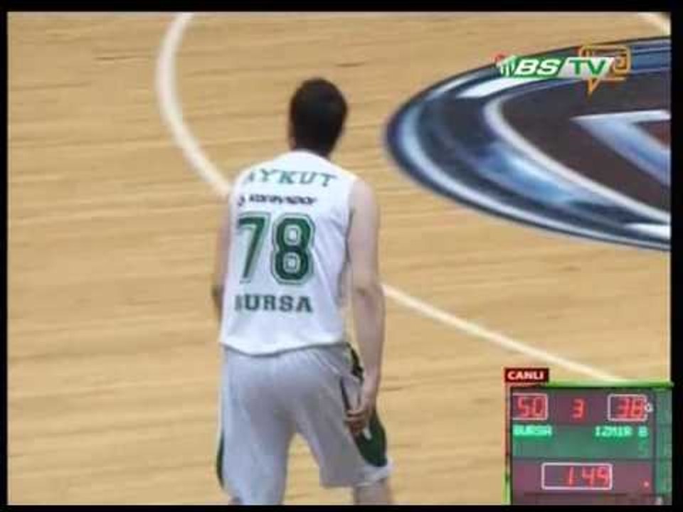 Basketbol Play-Off 1.Maç: Bursaspor 61–65 İzmir BŞB (28.03.2015)