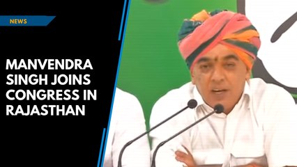 Jaswant Singh’s son Manvendra joins Congress in Rajasthan