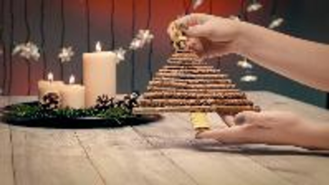DIY-Anleitung: Weihnachtlicher Holz-Tannenbaum