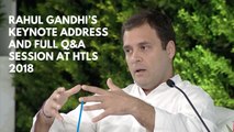 Rahul Gandhi’s keynote address and full Q&A session at HTLS 2018