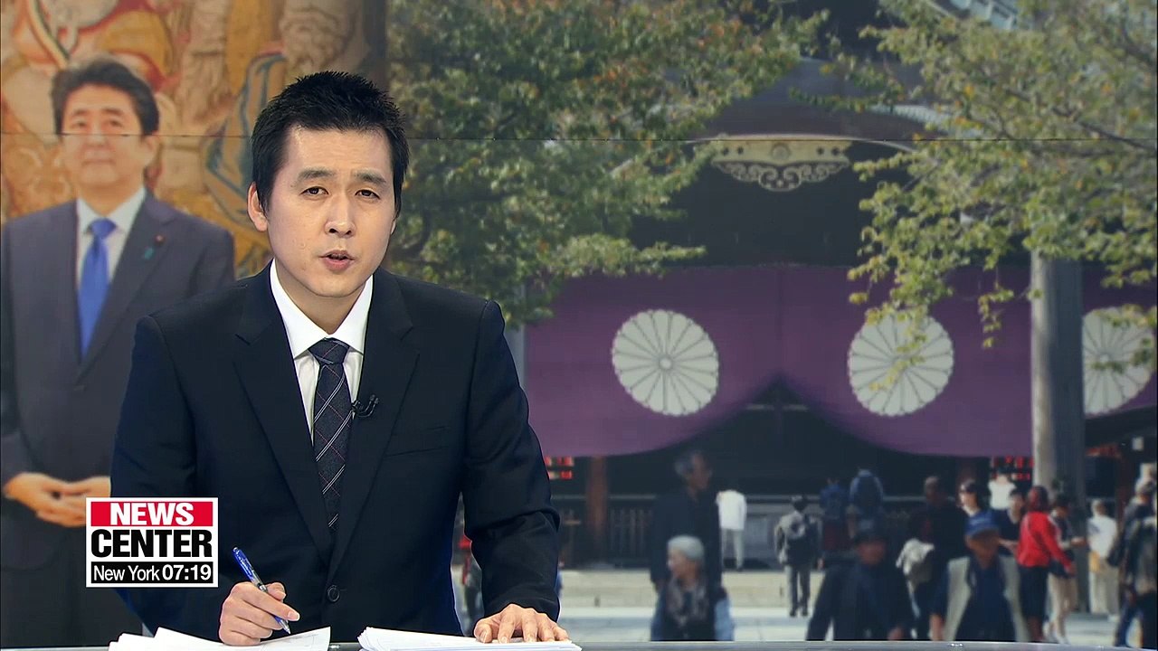 Japanese PM send offerings to controversial Yasukuni shrine that honors class-A war criminals