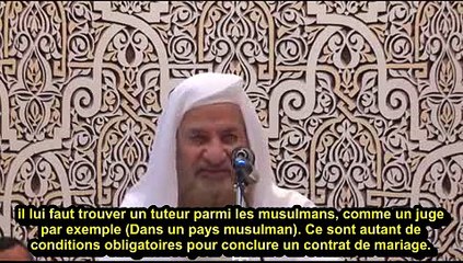 Conditions pour épouser une femme des gens du livre Sheikh Abdel Khalek