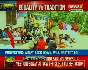 Sabarimala Showdown: Won't back down, will protect faith, says protesters
