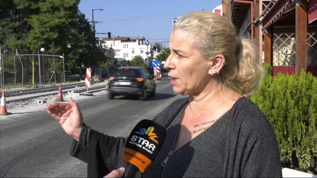 Καταγγελία επιχειρηματιών για τα έργα στην οδό Στυλίδος στην Λαμία