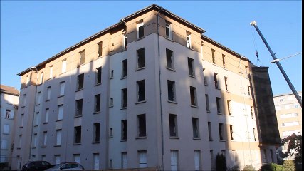 Démolition HBM à Saint-Chamond