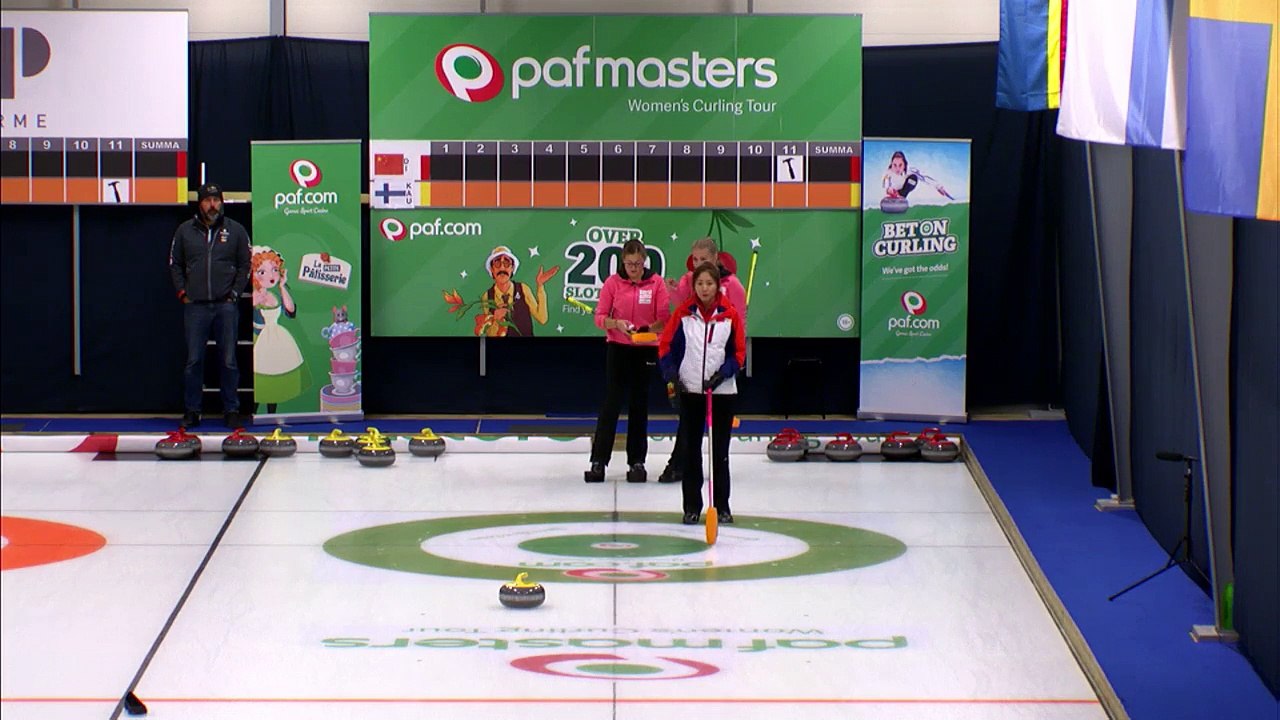 World Curling Tour, PAF Masters 2018, Team Di Zhang (CHN) vs Team Kauste (FIN)