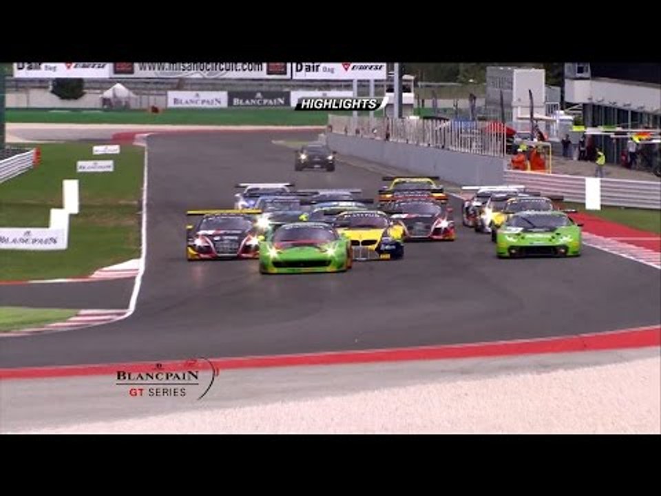 Main Race highlights - Misano Blancpain Sprint Series 2015