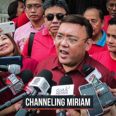 Harry Roque wants to channel Miriam Santiago at Senate