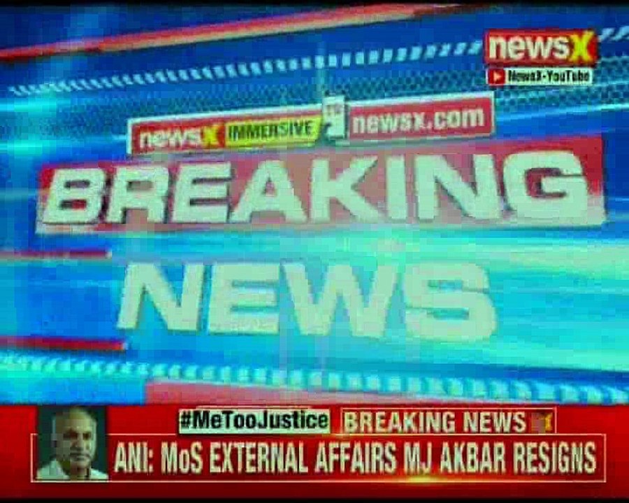 #MeToo Justice: MJ Akbar resigns as MoS external affairs
