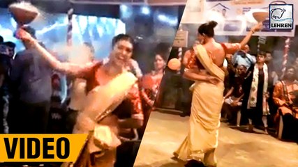 Sushmita Sen's Mind Blowing DANCE At Durga Pooja With Daughters