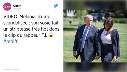 Une vidéo du rappeur américain T.I. provoque la colère de l’entourage de Melania Trump.