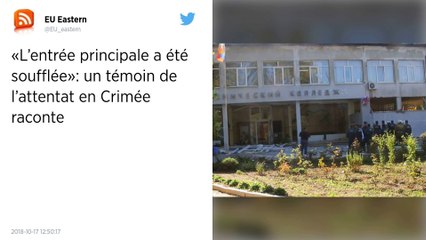 Attaque dans un collège en Crimée. Le bilan monte à 18 morts, plus de 40 blessés.