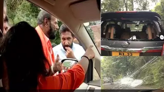 சபரிமலை போராட்டம்... பெண் நிருபர்கள் மீது தாக்குதல்