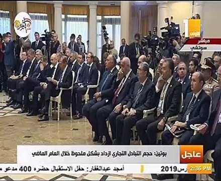 بوتين: نبنى المنطقة الصناعية الروسية بشرق بورسعيد