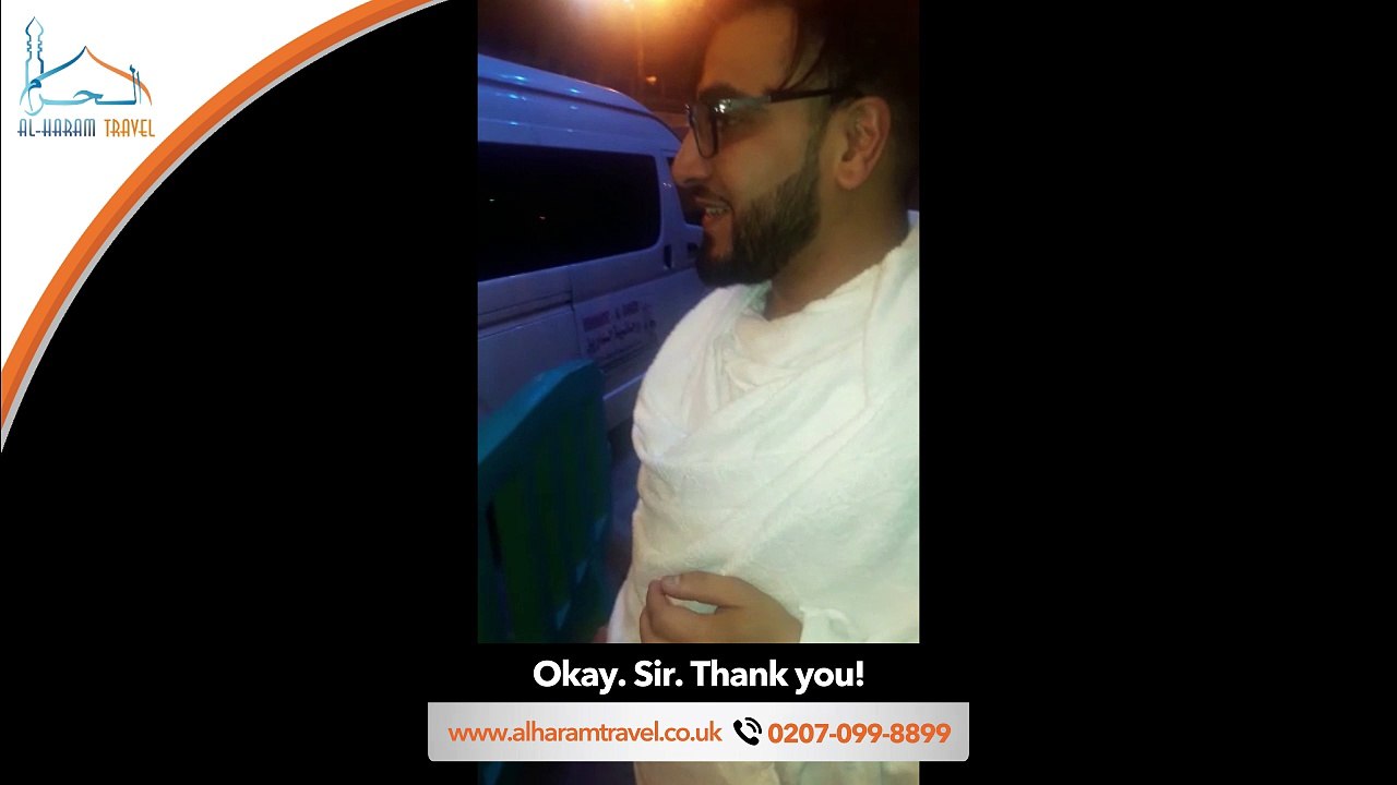 AlHaram Travel Customers showing gratitude on our services