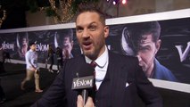 Venom – World Premiere Tom Hardy Interview – Marvel Entertainment – Tencent Pictures – Columbia Pictures – Sony Pictures - Producers Avi Arad, Matt Tolmach &