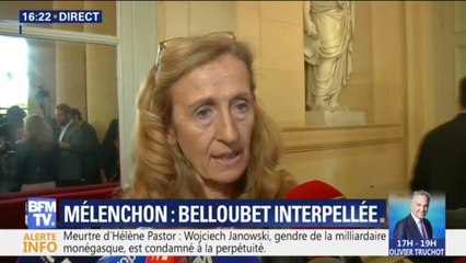 Mélenchon: pour Belloubet, "cette perquisition s'est déroulée dans un cadre légal"