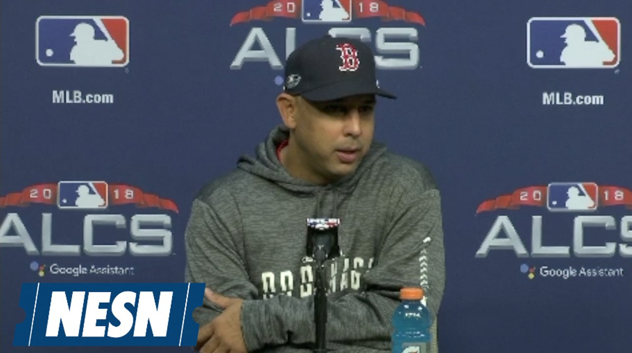 Red Sox Manager Alex Cora On Astros Potentially Stealing Signs