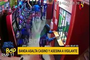 Jaén: vigilante de casino es asesinado de un disparo durante asalto