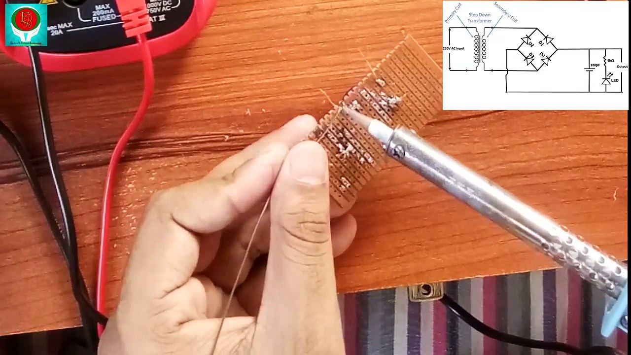 Full wave Bridge Rectifier _ Full wave Rectifier by Earthbondhon