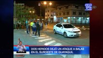 Dos heridos dejó un ataque a balas en el suroeste de Guayaquil