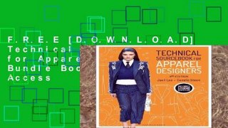 F.R.E.E [D.O.W.N.L.O.A.D] Technical Sourcebook for Apparel Designers: Bundle Book + Studio Access
