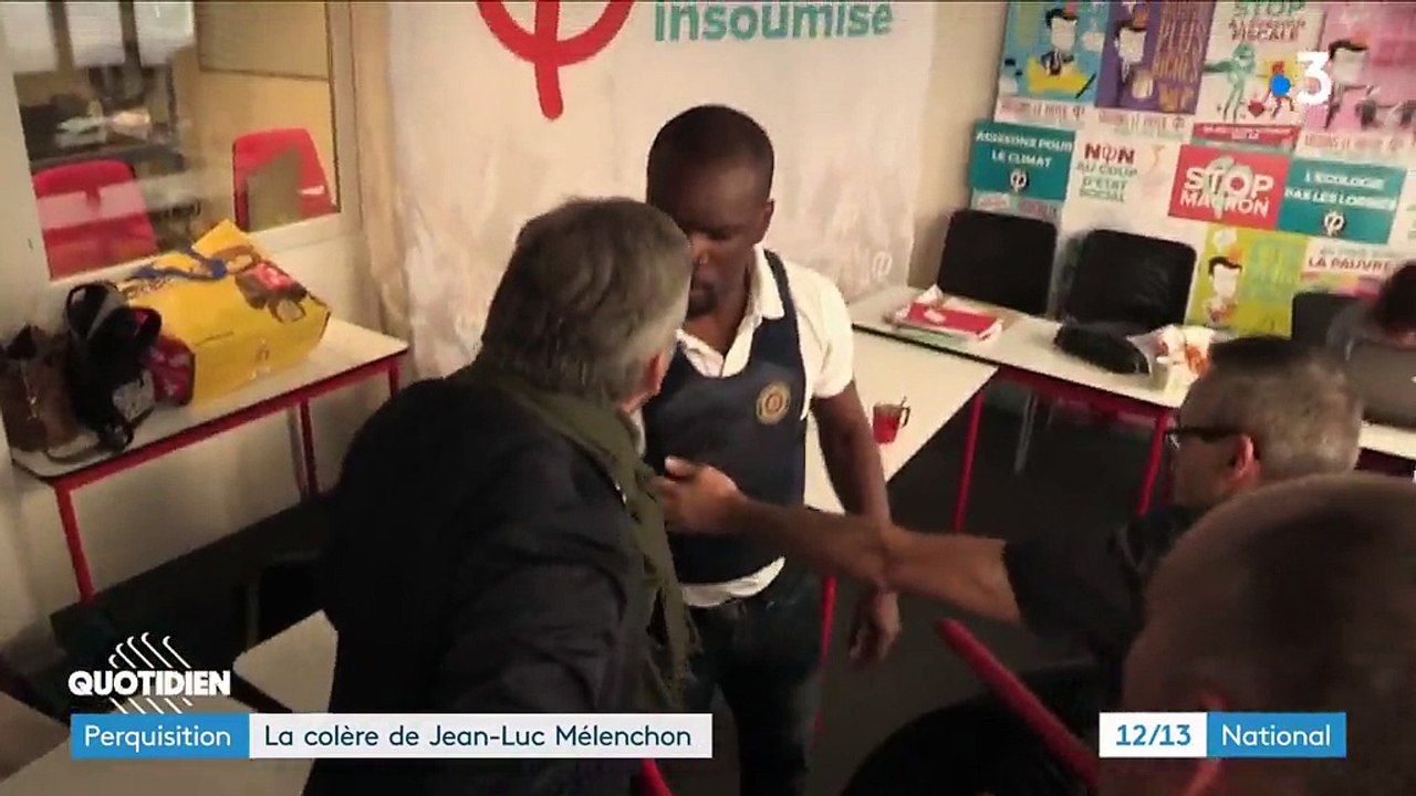 Perquisition : le parquet de Paris ouvre une procédure après l'intervention de Jean-Luc Mélenchon