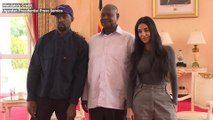 Kimye meet Ugandan President Museveni during Africa trip