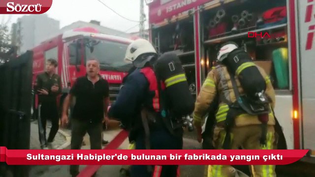 İstanbul’da fabrika yangını