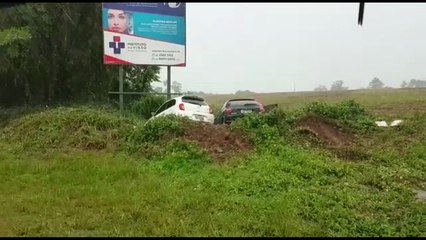 Saída de pista é registrada na PR-180