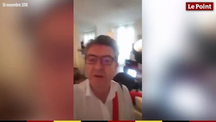 Jean-Luc Mélenchon se filme pendant une perquisition à son domicile