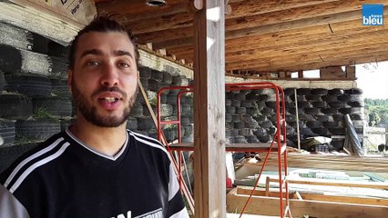 Manal Alaudat de l'association "Habite ta terre" à Champs Romain