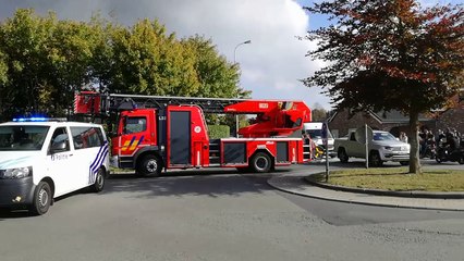 Violent incendie au sein de l'entreprise "Dely Wafels", à Mouscron