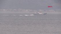 Çanakkale Rus Askeri Gemisi Çanakkale Boğazı'ndan Geçti