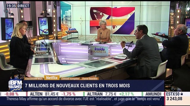 Les insiders (2/3): Netflix, 7 millions de nouveaux clients en trois mois - 17/10