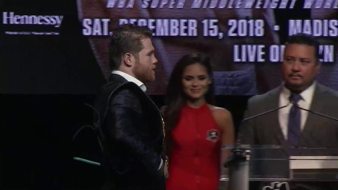 Canelo vs Fielding - Faceoff